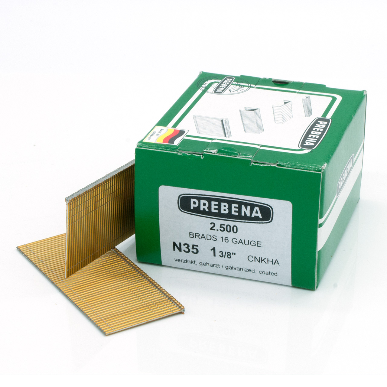 N35CNKHA Brads verzinkt geharzt