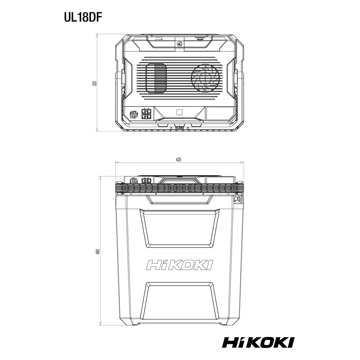 Hikoki Akku Kühl- und Wärmebox UL18DFW4Z