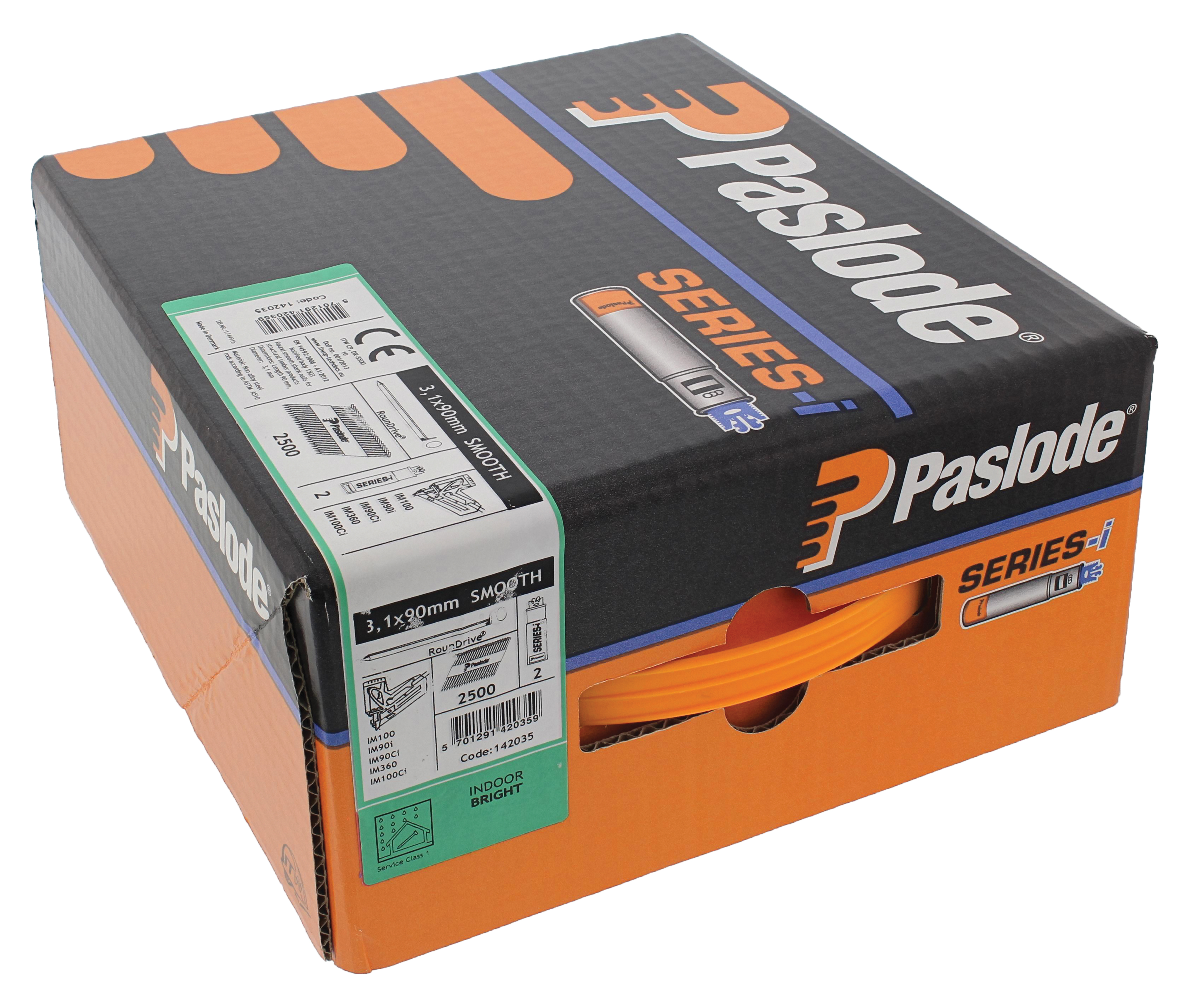 Impulse Packs 3,4x100 + 2 FC BK Vollkopf-Streifennägel, Offset, 34°, (#142069)