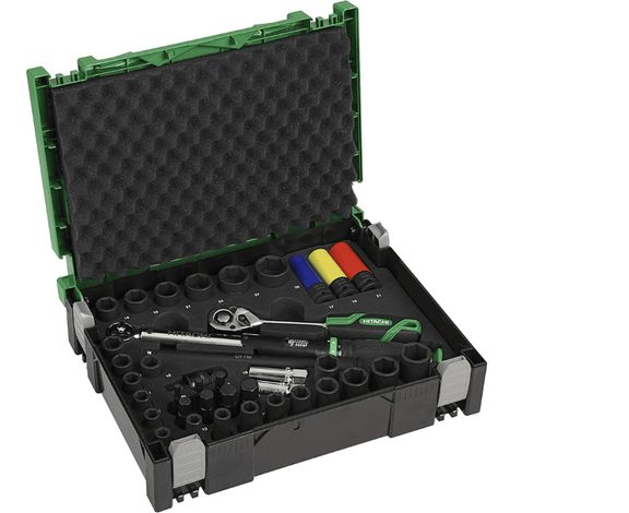 HiKOKI - Ratschenkasten 39-teilig + Stecknüsse im HitCase 95000572