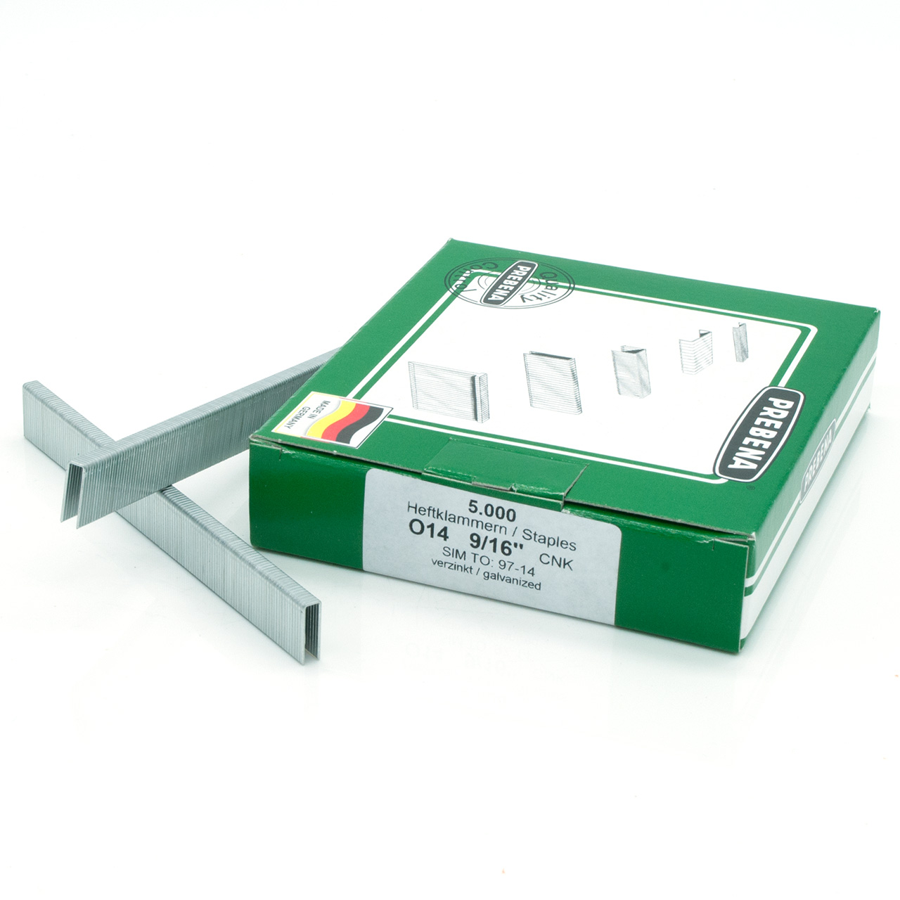 O14CNK Heftklammern verzinkt