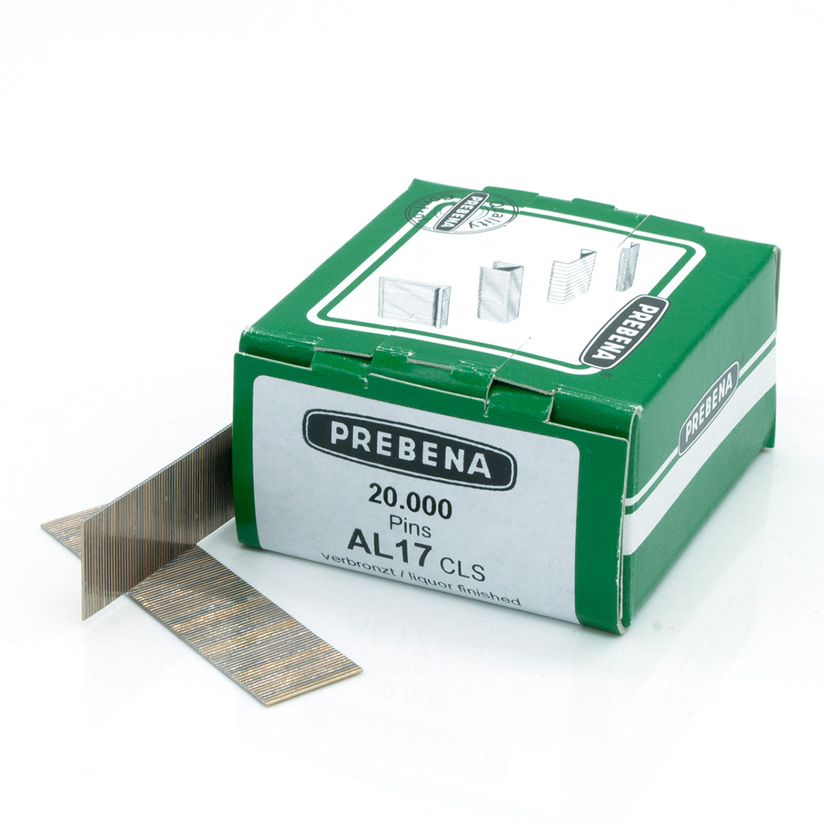 AL17CLS Pins (Stifte ohne Kopf) verbronzt