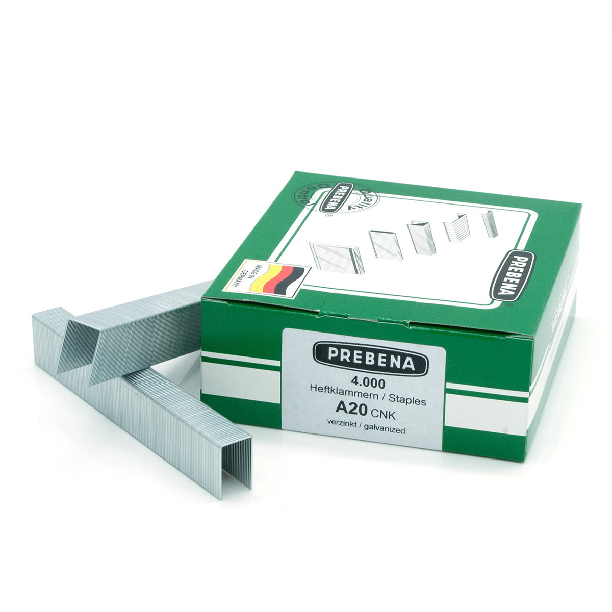 A20CNK Heftklammern verzinkt