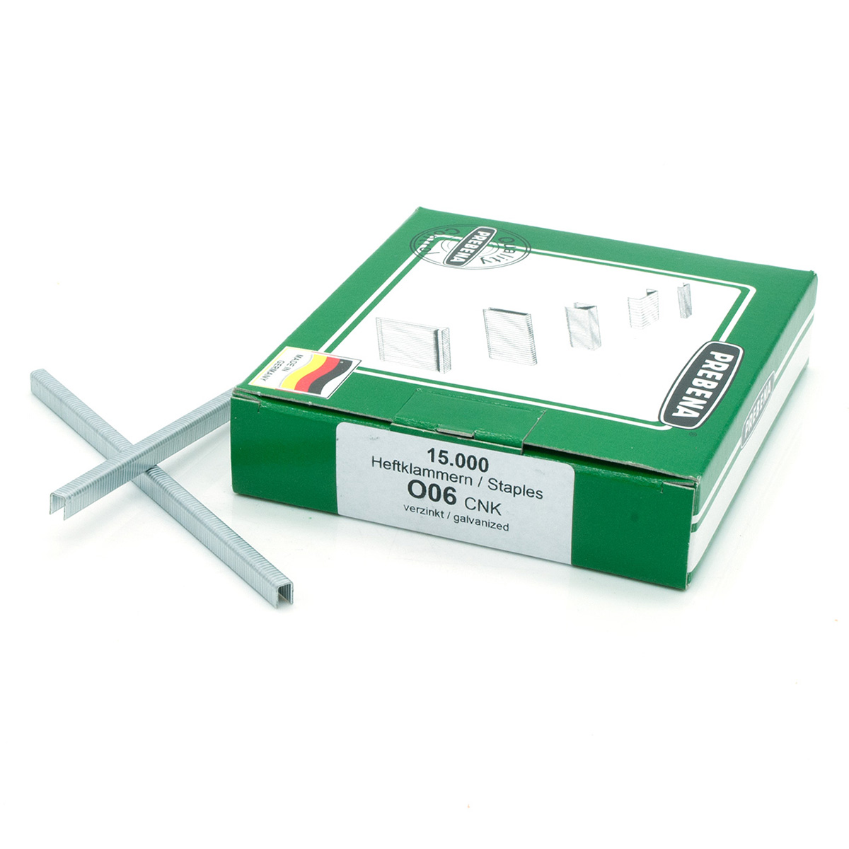 O06CNK Heftklammern verzinkt