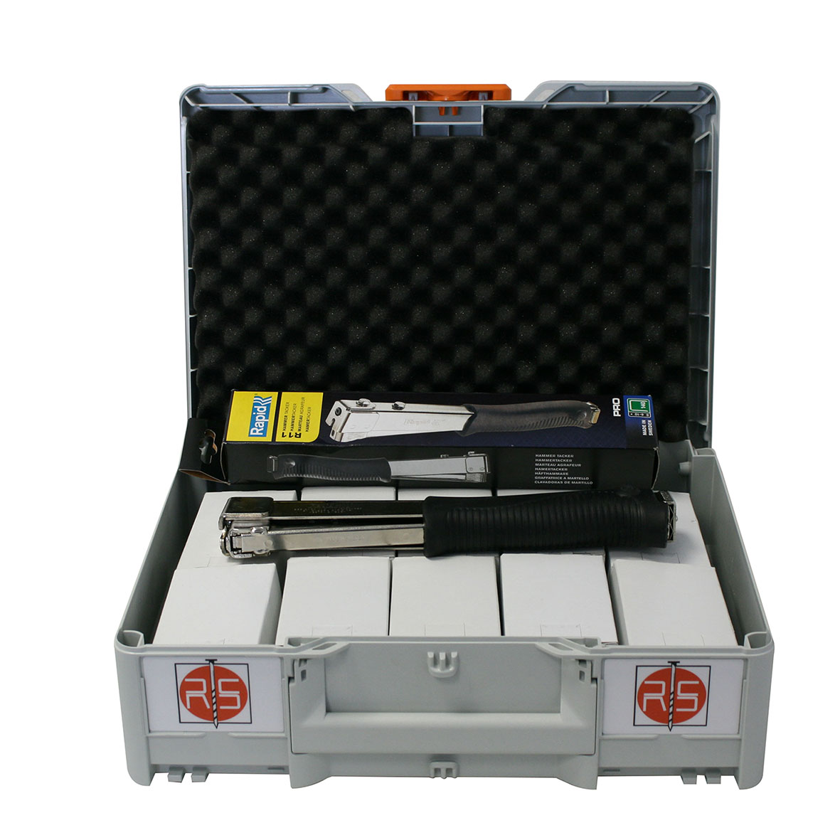 Systainer Box Nr. 14 - Systainer-Koffer mit Hefthammer Rapid 11 & Heftklammern PF09CNK-S