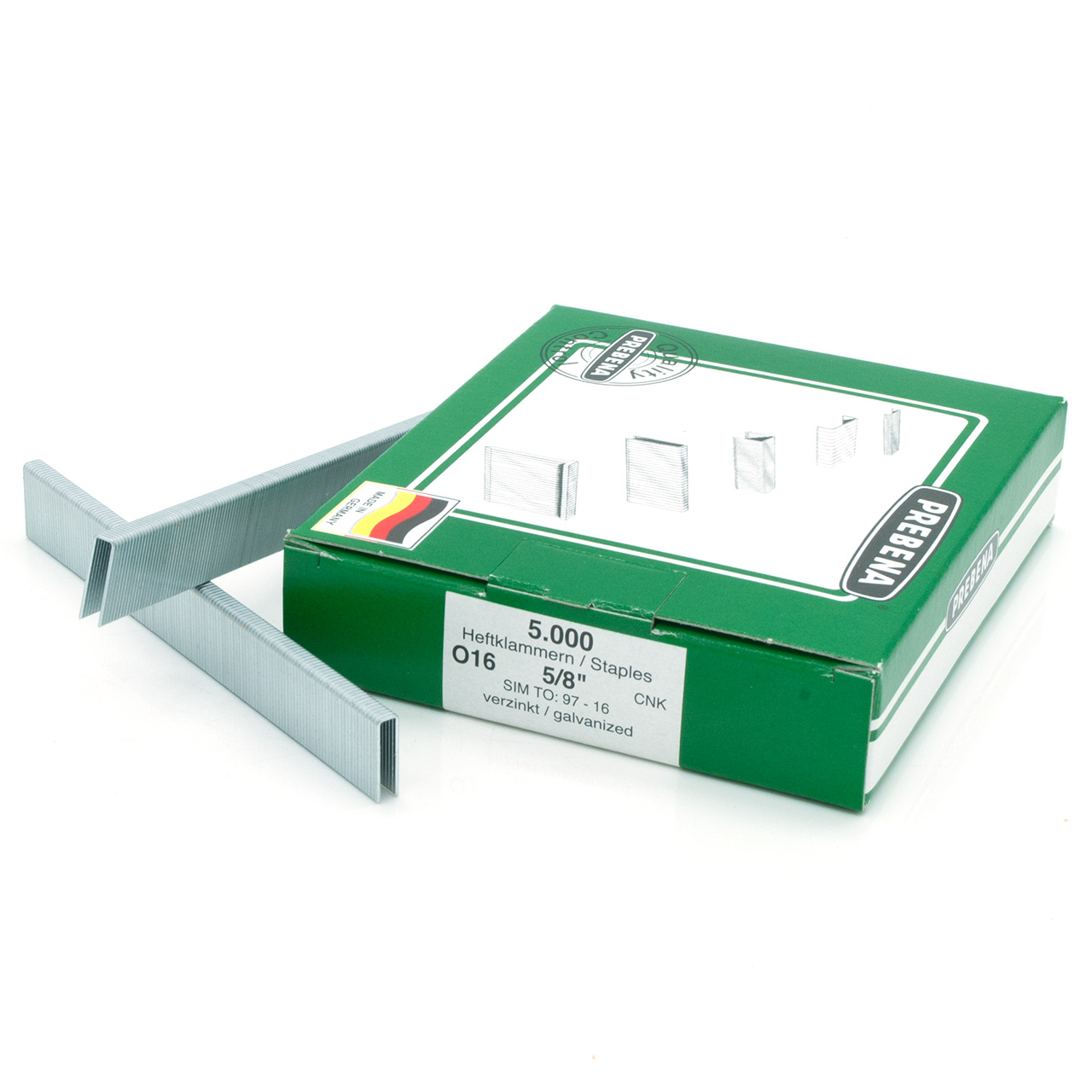 O16CNK Heftklammern verzinkt