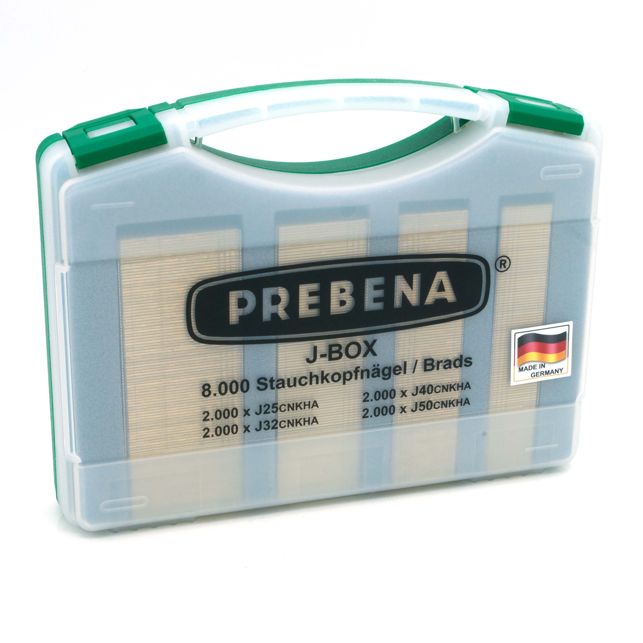 Prebena Druckluft-Akku-Nagler PKT-3-J55 SET22 inkl. J-BOX