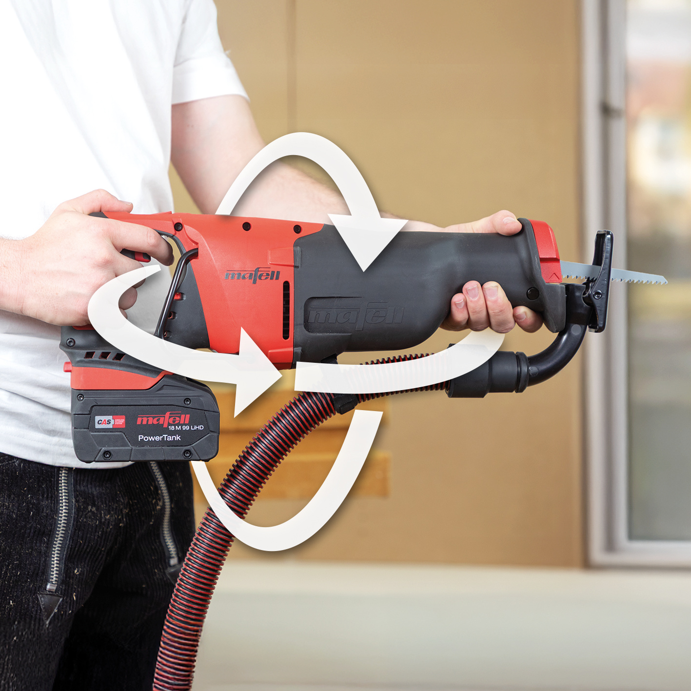 Mafell Akku- Säbelsäge RS32-18 Pure im L-Max3
