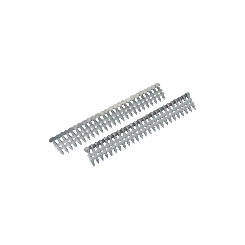 28/25RFRI Haften-Streifennägel, 21° Rostfrei Ringschaft, plastikmagaziniert