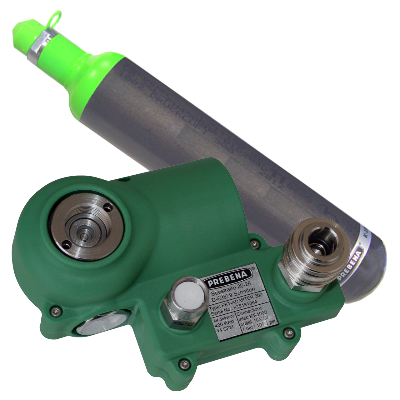 PKT-Adapter300 + Druckluftkartusche KT-1000